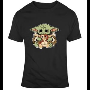 Baby Yoda and Gizmo t shirt
